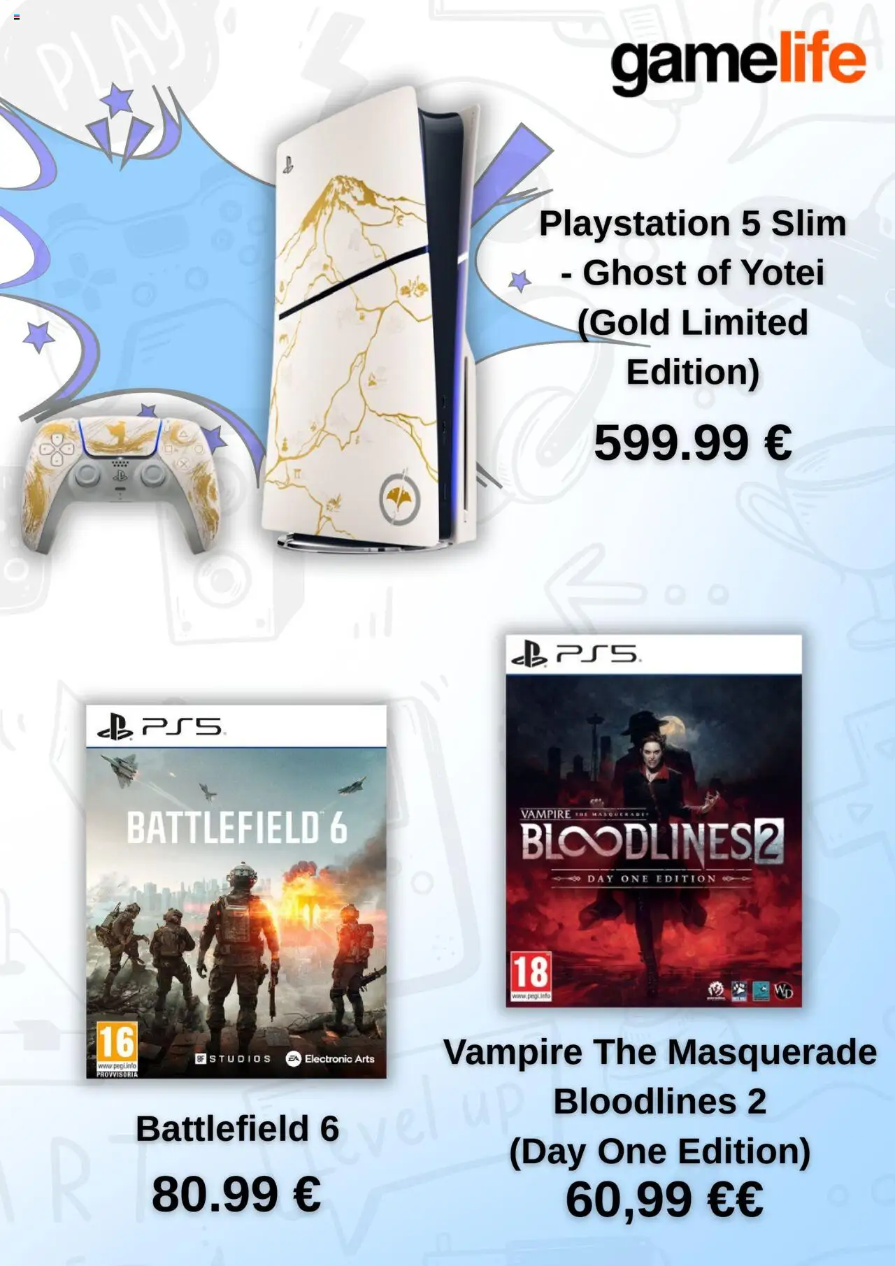 Volantino Gamelife del 17.10.2025 | Pagina: 2 | Prodotti: The, Playstation