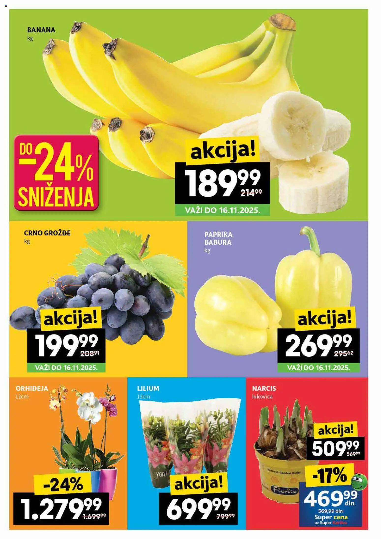 Idea katalog - važi od 13.11.2025 | Strana: 2 | Proizvode: Banana, Paprika, Orhideja, Paprika babura