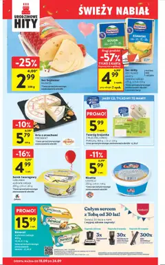 Intermarche Gazetka od 18.09.2025 | Strona: 26 | Produkty: Ser żółty, Karta, Ser, Twaróg