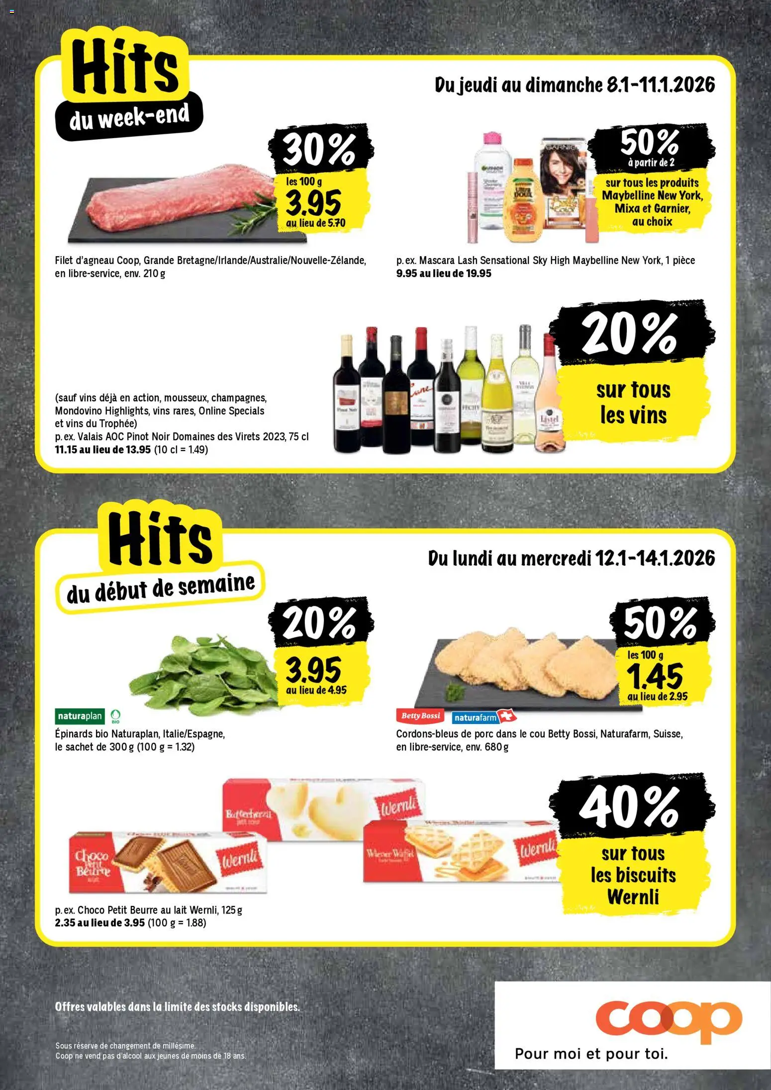 Coop - Les actions de la semaine – gültig ab 08.01.2026 | Seite: 20 | Produkte: Mascara