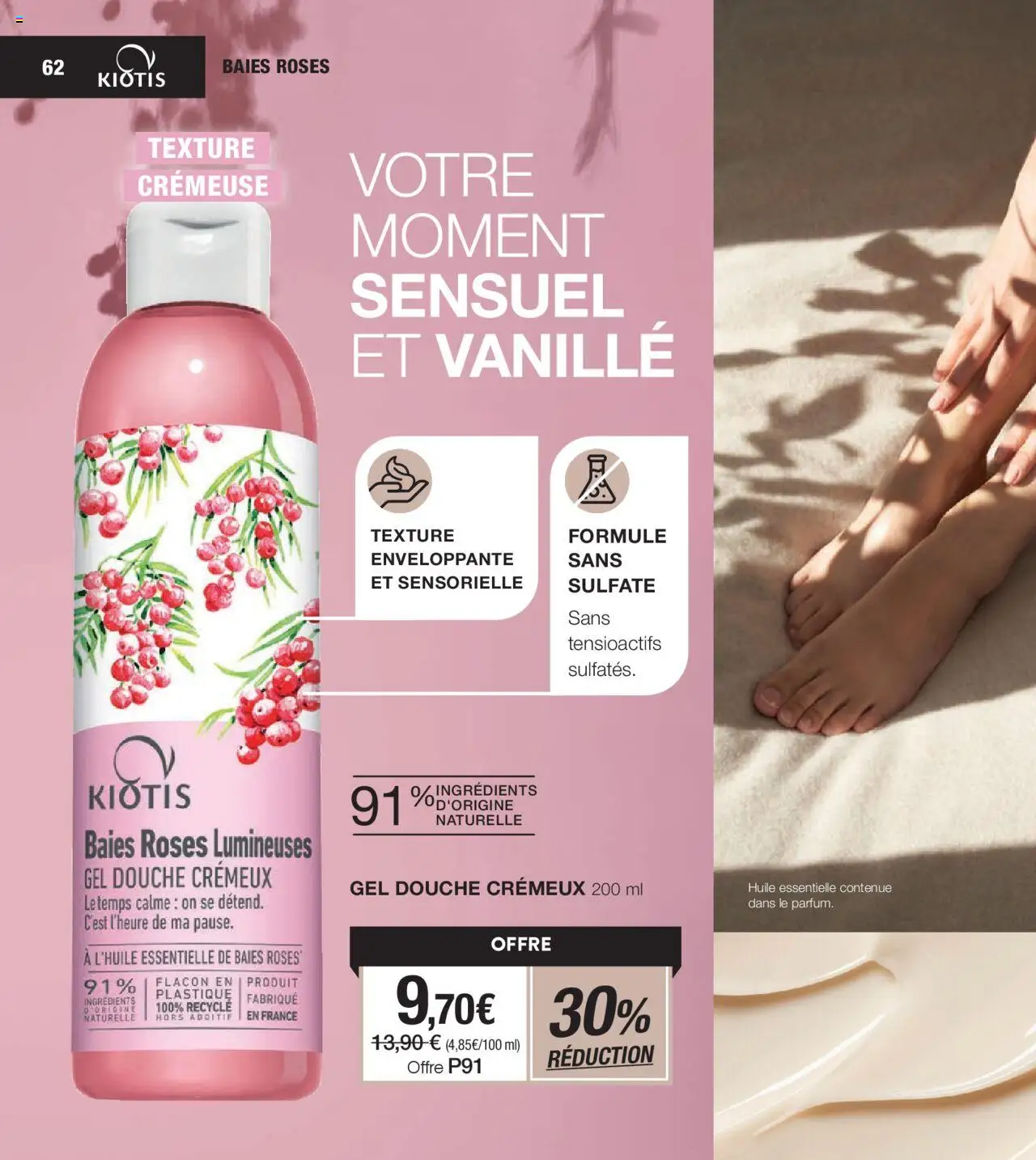  | Page: 62 | Produits: Huile essentielle, Gel douche, Douche, Huile