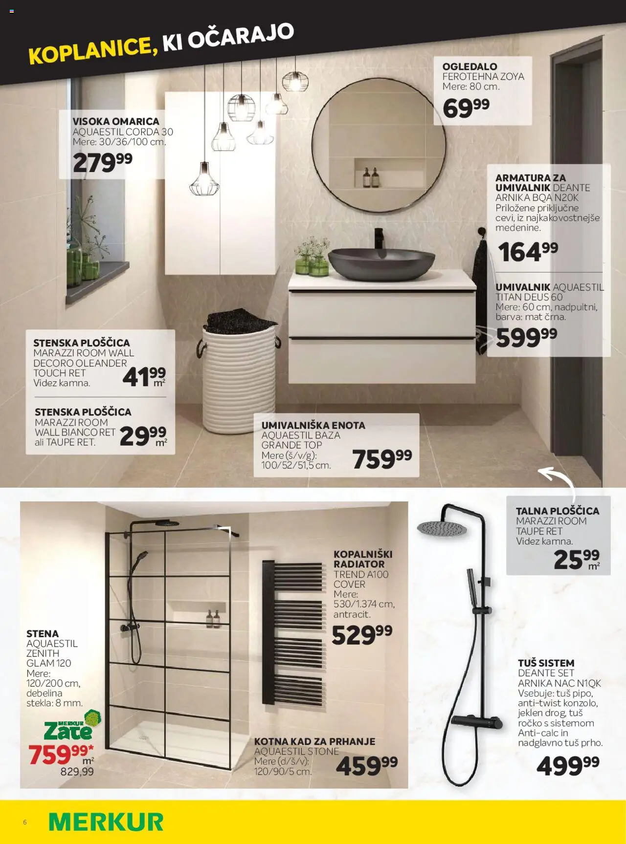 Merkur katalog │ velja od 06.08.2025 | Stran: 34 | Izdelki: Radiator, Umivalnik, Barva, Omarica