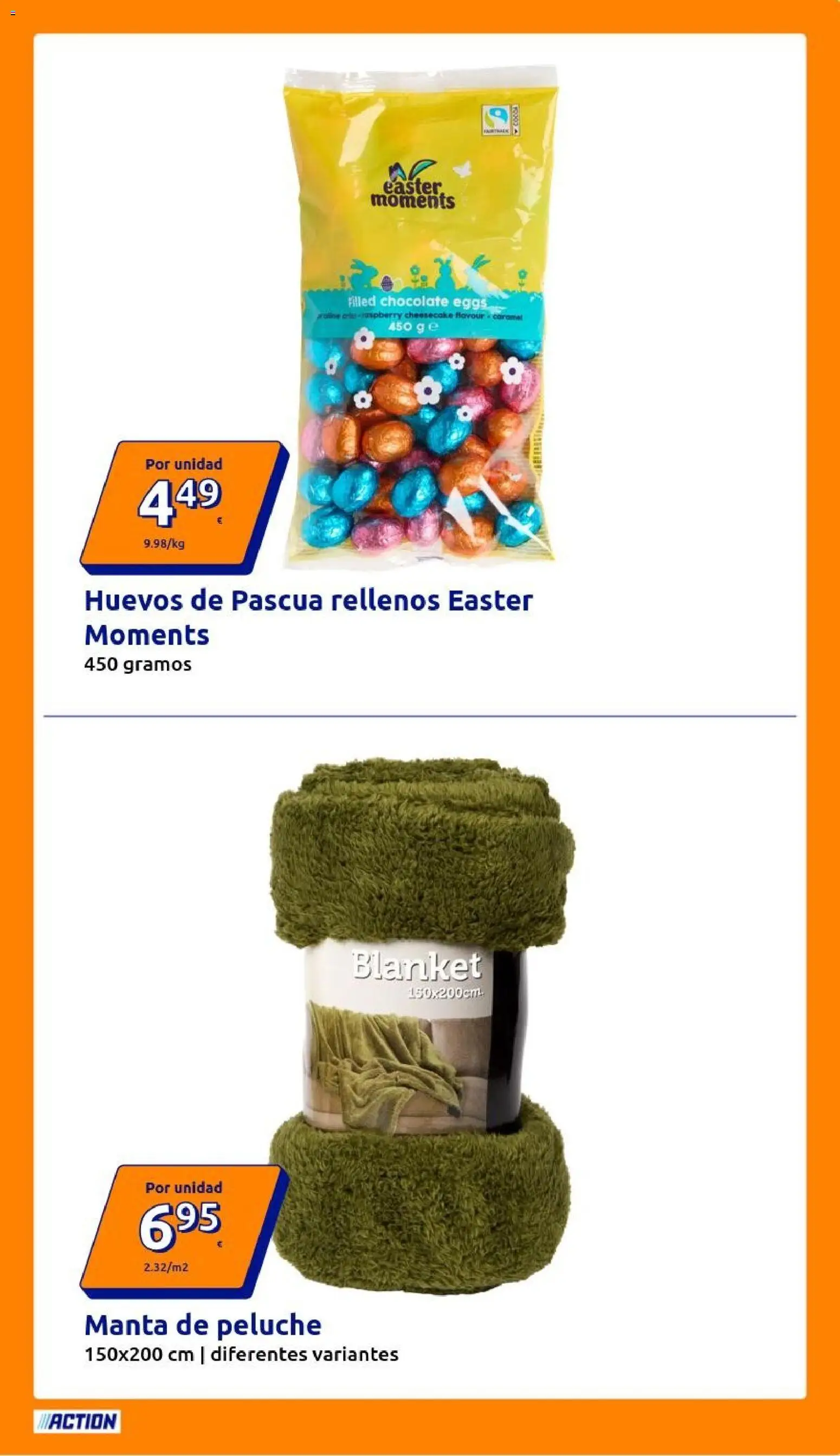 Action folleto │ válido desde el 11.03.2026 | Página: 7 | Productos: Huevos, Chocolate, Manta
