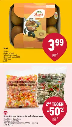 Kiwi, Zespri Groen of geel Schaal met 6 stuks Bijv.: geel, sungold XL - Voorbeeld van een folder van Delhaize, geldig van 30.10.2025 | Pagina: 11