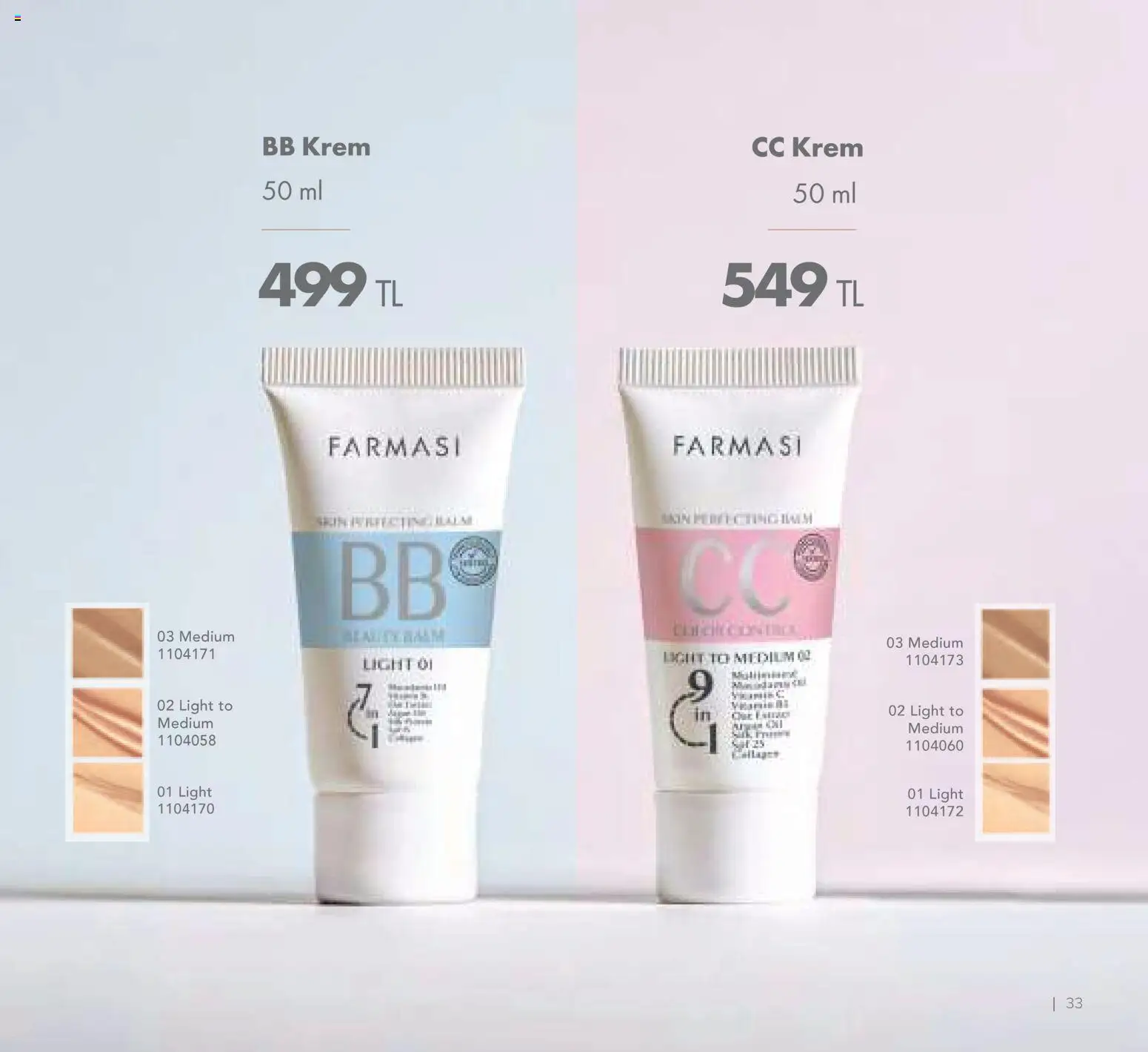 Farmasi Katalog - 01.11.2025 tarihinden itibaren geçerlidir | Sayfa: 33