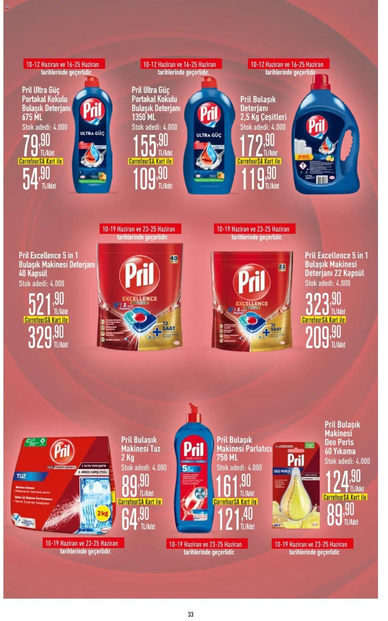 CarrefourSA Katalog - 10.06.2025 tarihinden itibaren geçerlidir | Sayfa: 33 | Ürünler: Bulaşık deterjanı, Portakal, Parlatıcı, Bulaşık makinesi
