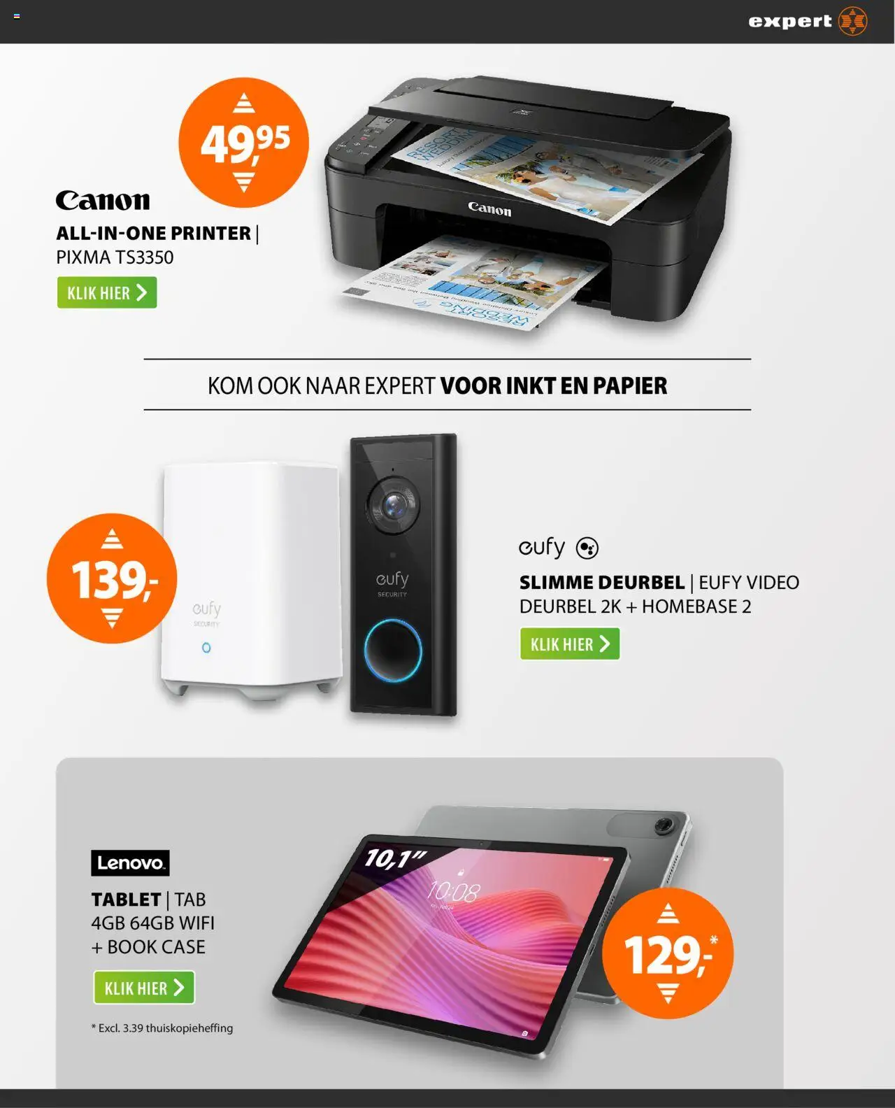{H1} | Pagina: 23 | Producten: Kom, Tablet, Video, Papier