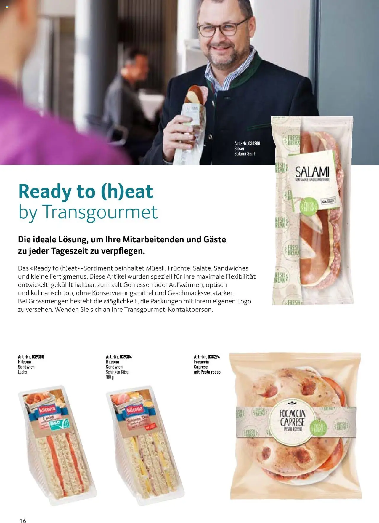 Prodega Aktionen Sortiments-Ideen für Kiosk und Shop ab 01.08.2024 | Seite: 16 | Produkte: Käse, Lachs, Salami, Schinken