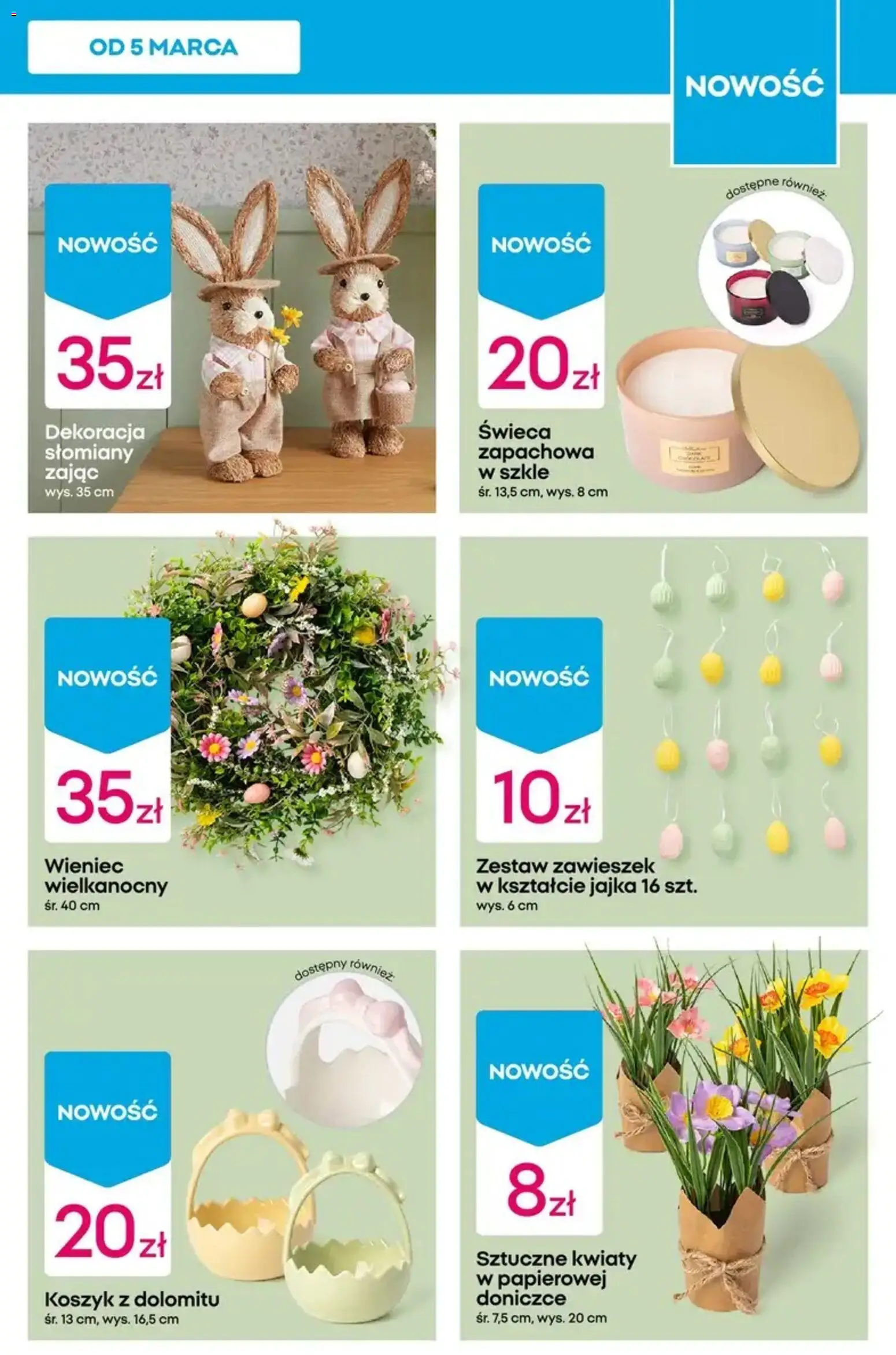 Pepco gazetka od 05.03.2026 | Strona: 8 | Produkty: Wieniec, Jajka, Kwiaty