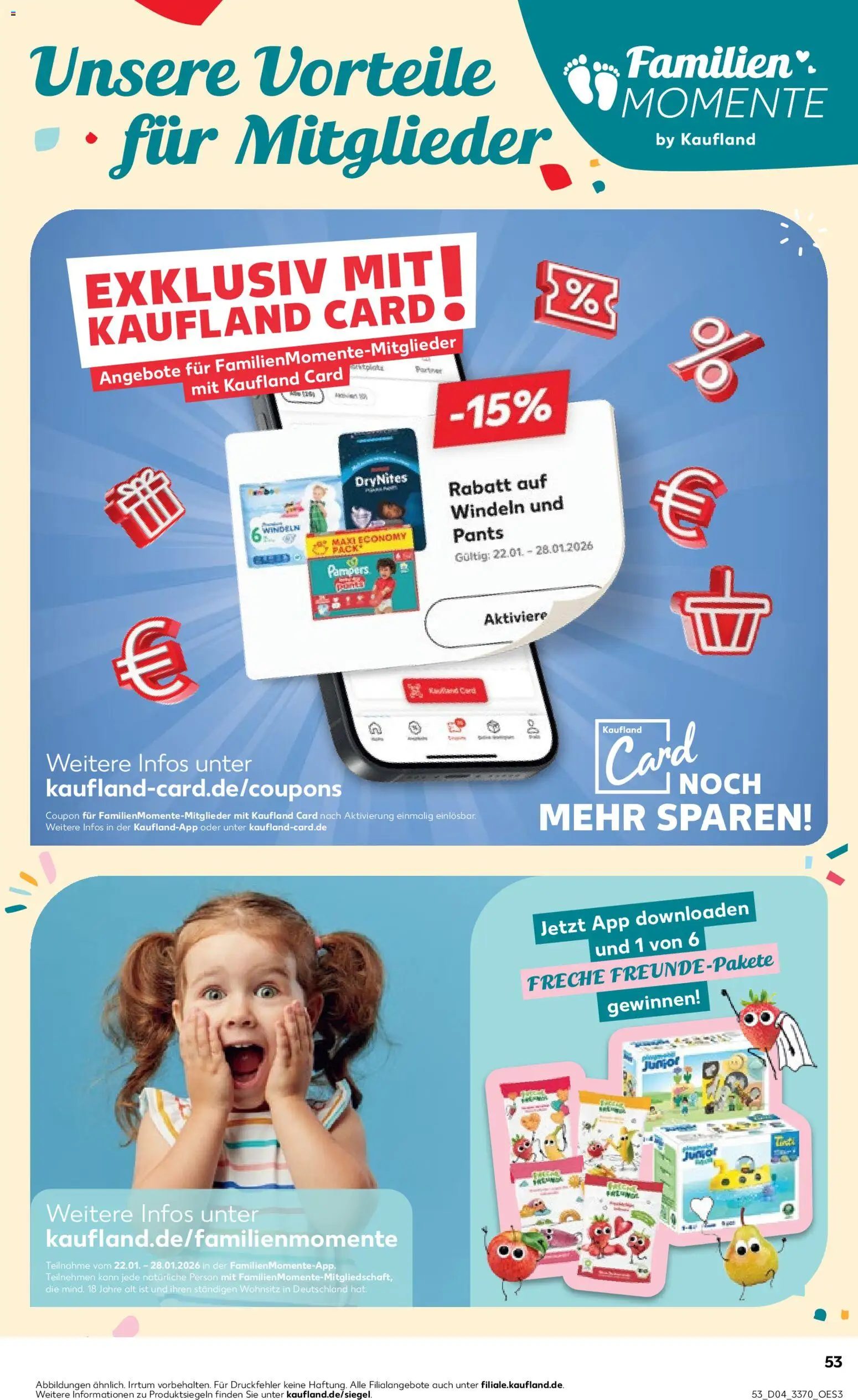 Kaufland prospekt Berlin	 – gültig ab 22.01.2026 | Seite: 53 | Produkte: Pampers