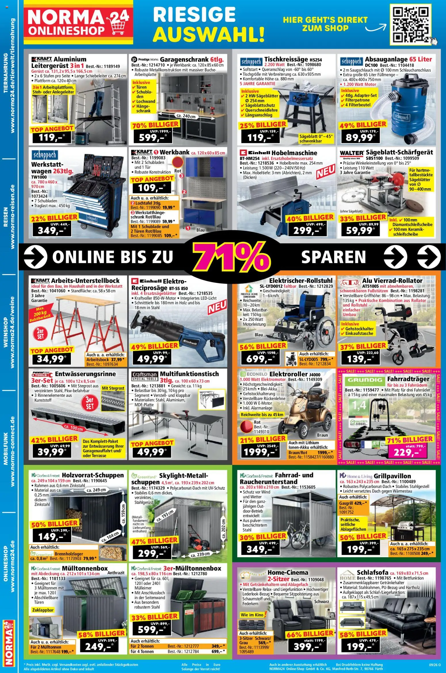 Norma Prospekt 	 – gültig ab 23.02.2026 | Seite: 20 | Produkte: Top, Schlafsofa, Schrank, Tür