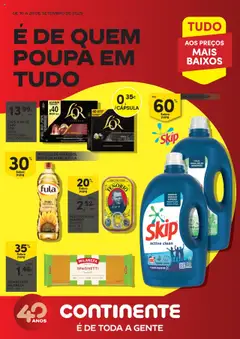 Pré-visualização Continente - Packs Poupança: É de quem poupa em tudo válido de 16.09.2025
