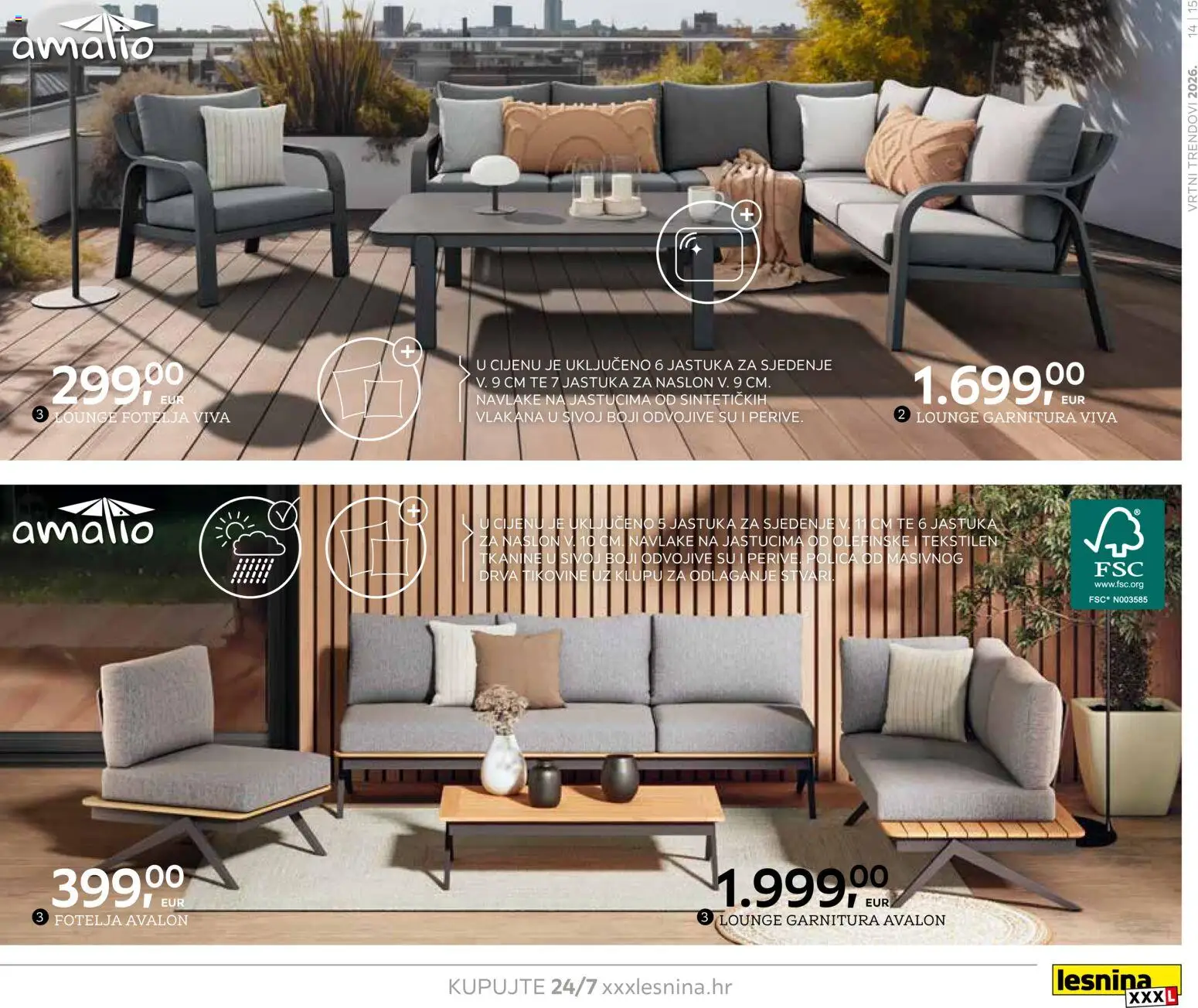 Lesnina katalog | vrijedi od 06.02.2026 | Stranica: 15 | Proizvodi: Fotelja, Polica