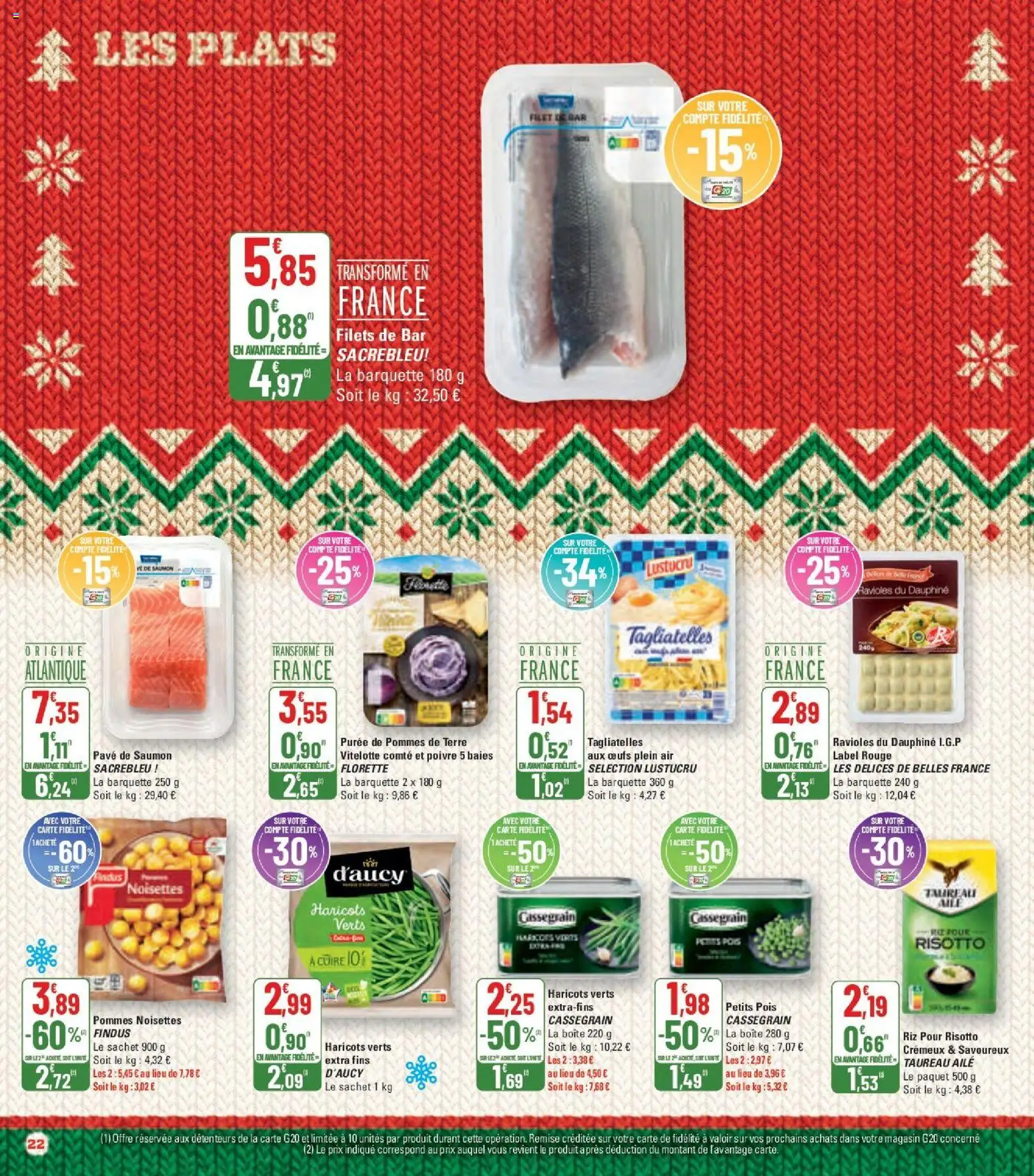 {H1} | Page: 22 | Produits: Haricots verts, Poivre, Pois, Pommes