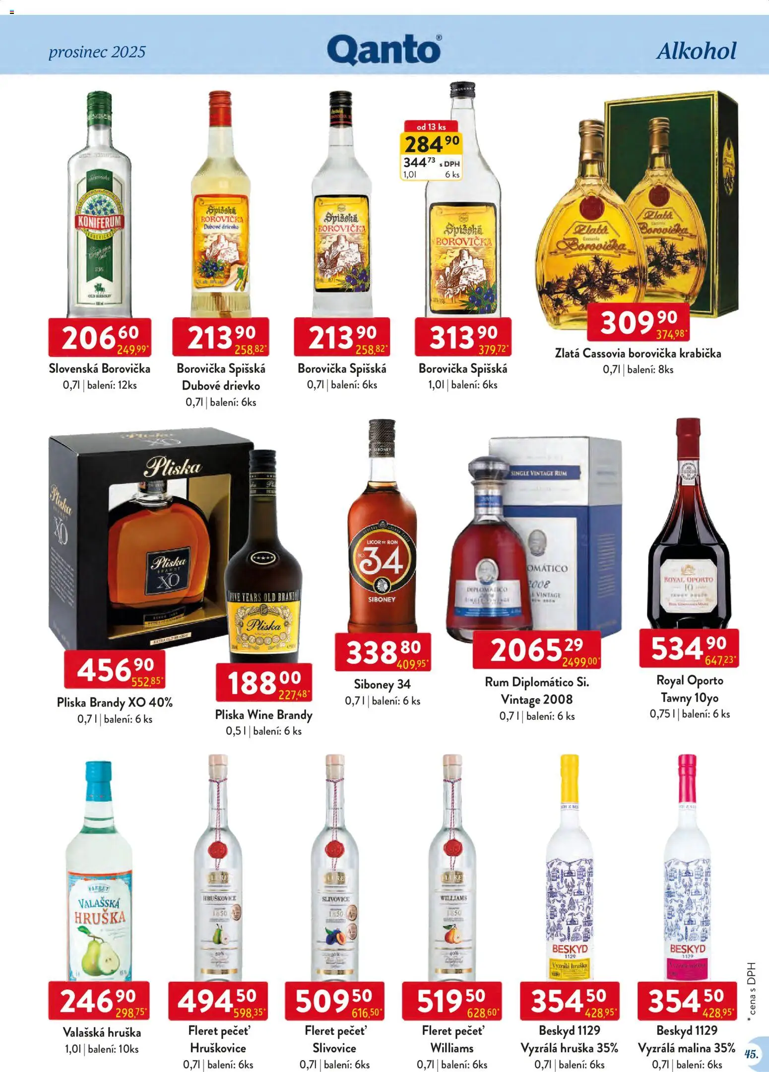 Astur & Qanto leták - Velkoobchod 12/2025 od 01.12.2025 | Strana: 45 | Produkty: Rum, Diplomatico, Krabička, Brandy