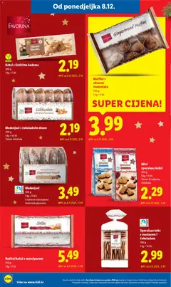Katalog Lidl - Pregled kataloga iz trgovine Lidl, vrijedi od 08.12.2025 | Stranica: 28 | Proizvodi: Keksi, Čokolada, Keks
