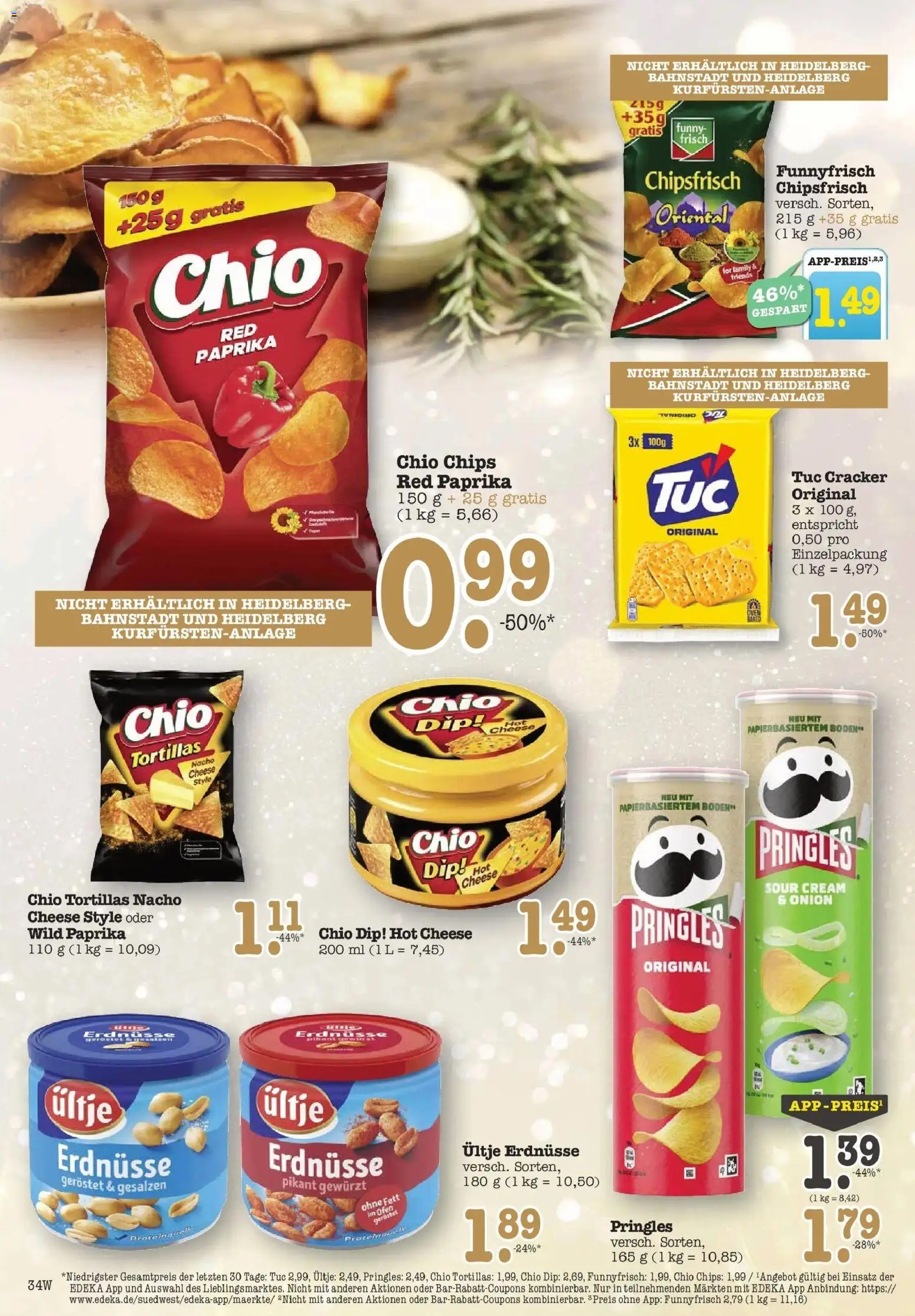 Edeka prospekt Wörth Am Rhein	 – gültig ab 14.12.2025 | Seite: 34 | Produkte: Ofen, Erdnüsse, Funny frisch, Paprika