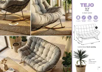 Pré-visualização Espaço Casa folheto Ar Livre 2026 válido de 07.03.2026 | Página: 169 | Produtos: Baloiço, Almofada