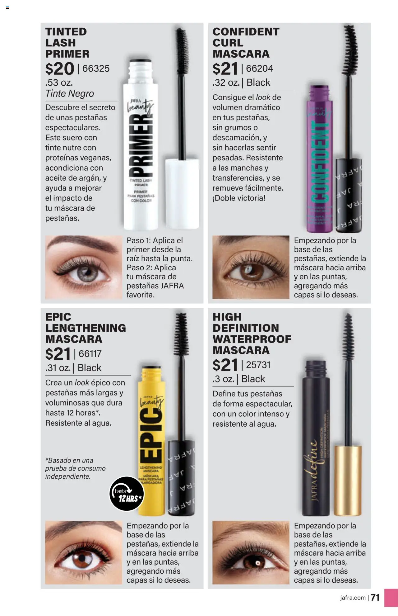 JAFRA folleto │ válido desde el 01.08.2025 | Página: 71 | Productos: Tinte, Máscara, Aceite