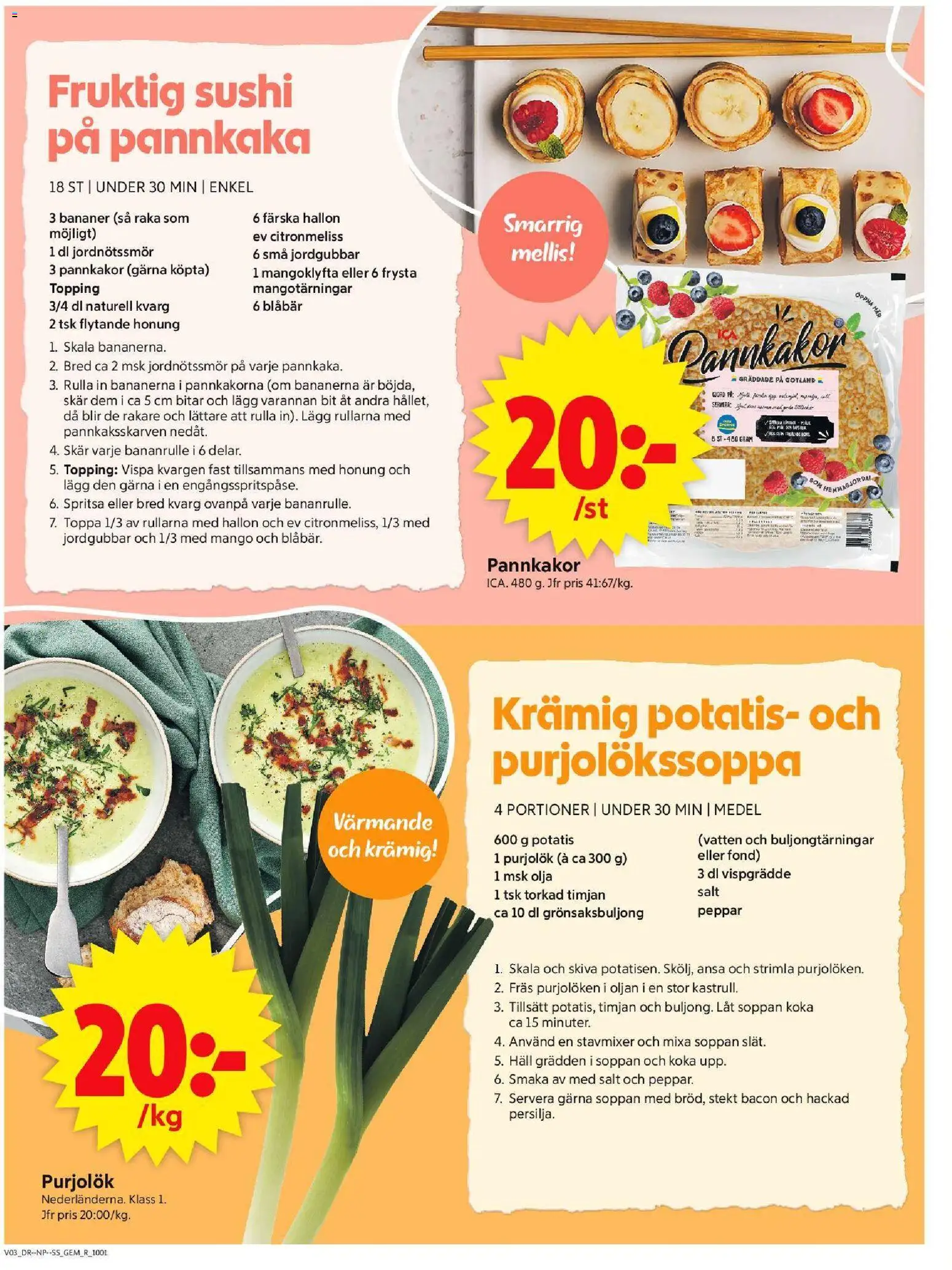 ICA Supermarket reklamblad aktuell från 12.01.2026 | Sida: 6 | Produkter: Grönsaksbuljong, Häll, Fräs, Kvarg