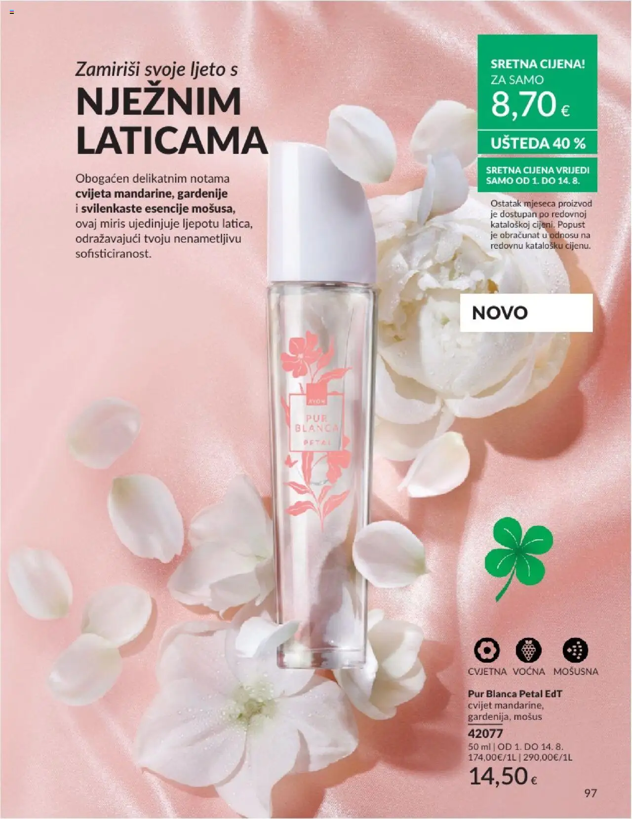 Avon katalog | vrijedi od 01.08.2025 | Stranica: 97 | Proizvodi: Miris, Mandarine