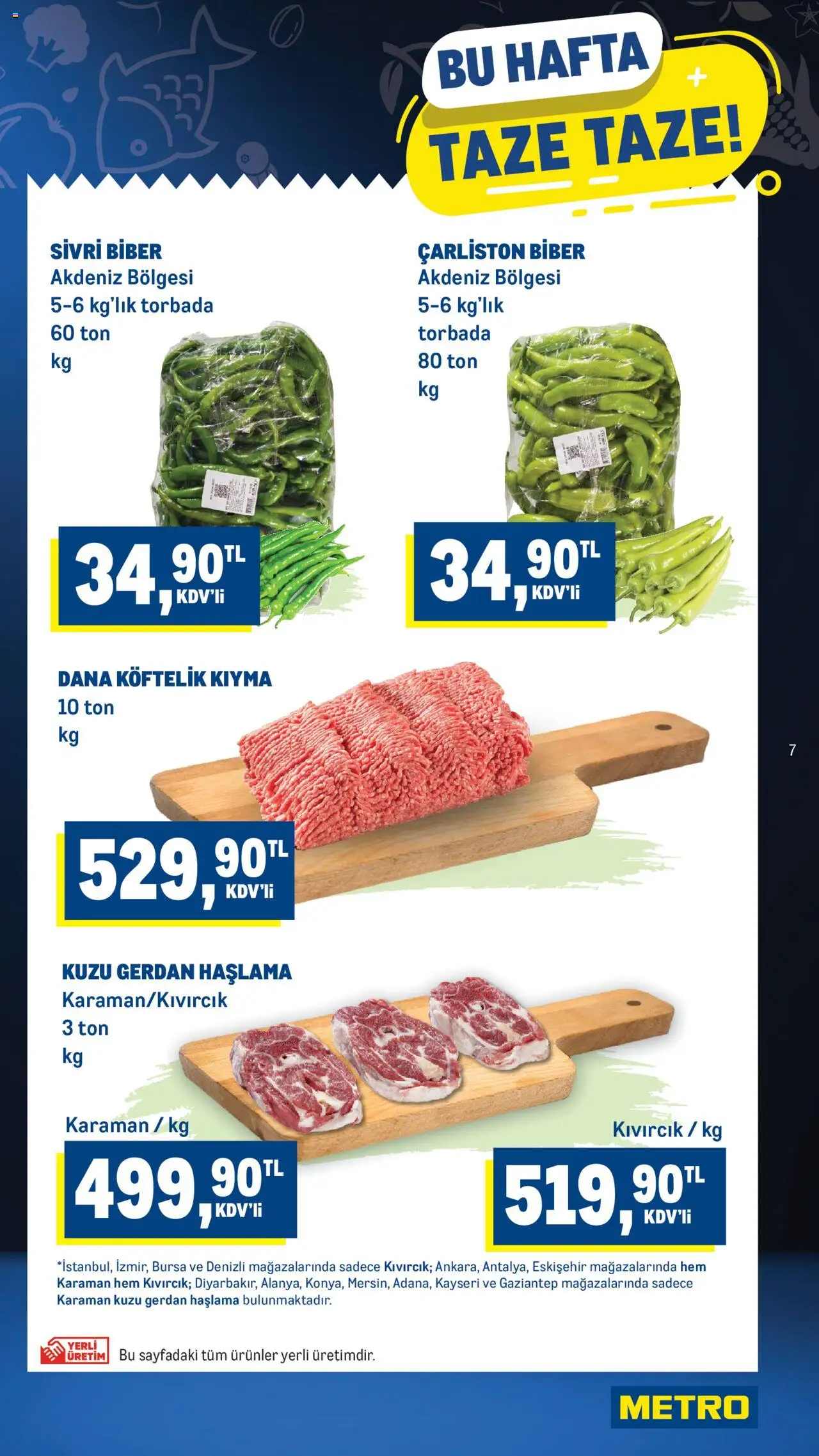 Metro Katalog - 02.10.2025 tarihinden itibaren geçerlidir | Sayfa: 7 | Ürünler: Biber, Kıyma