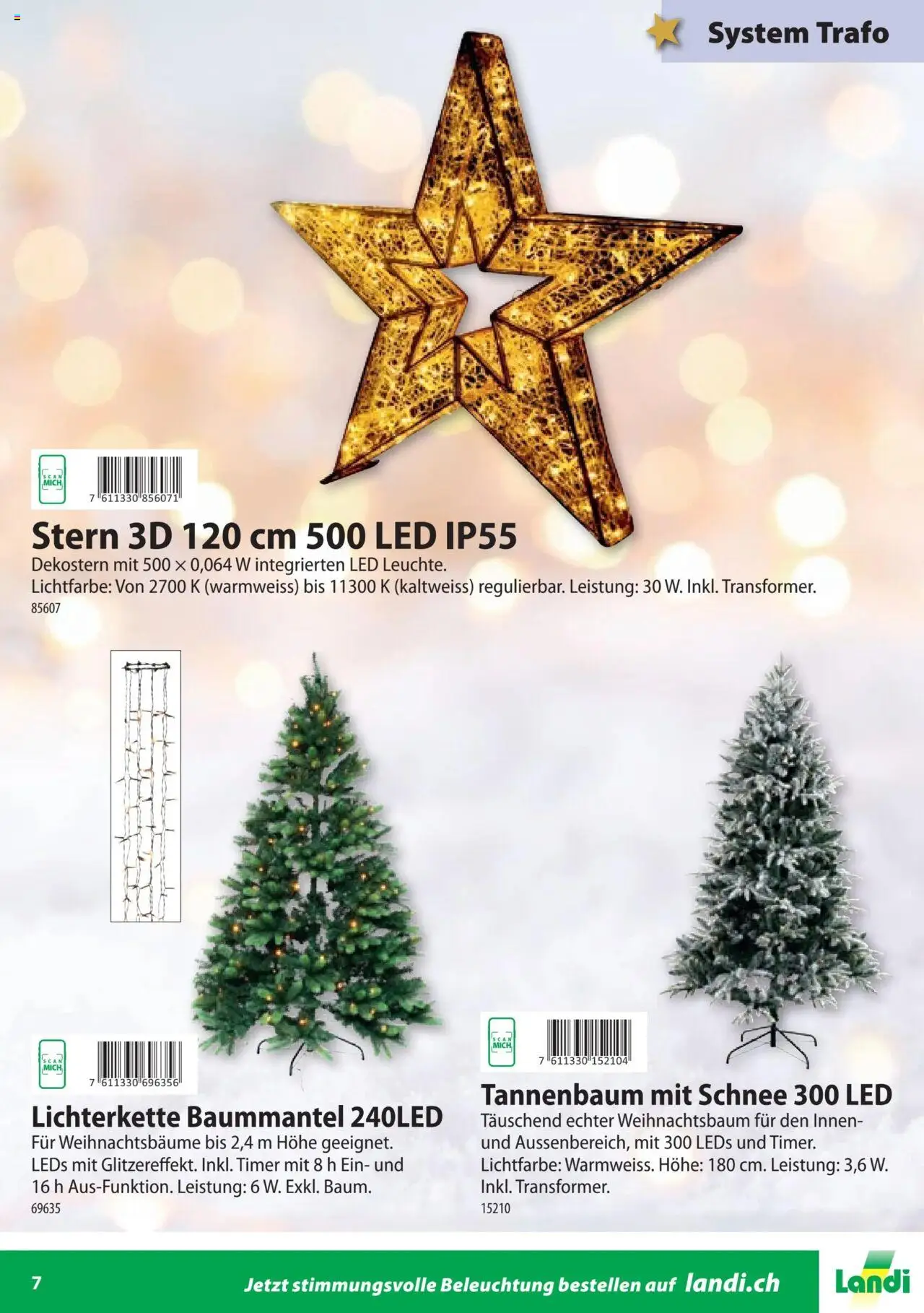 Landi Aktionen Weihnachtsbeleuchtung ab 22.10.2024 | Seite: 7