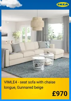 Preview of IKEA - Offers valid from 16.10.2025 | Page: 4 | Products: Sofa