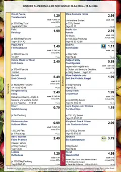 Simmel Bayern ab 20.04.2026 gültig | Seite: 2 | Produkte: Merci, Schokolade, Knorr, Persil