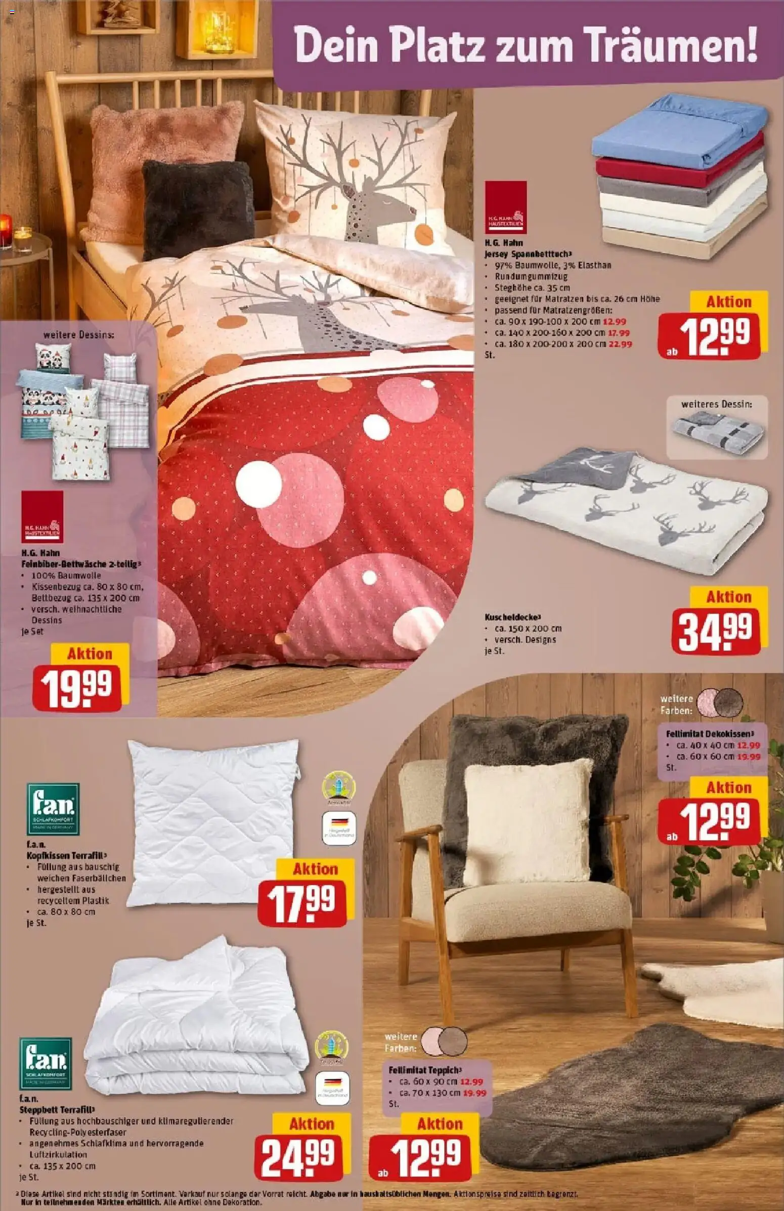 Rewe prospekt Lübeck	 – gültig ab 10.11.2025 | Seite: 32 | Produkte: Kopfkissen, Teppich
