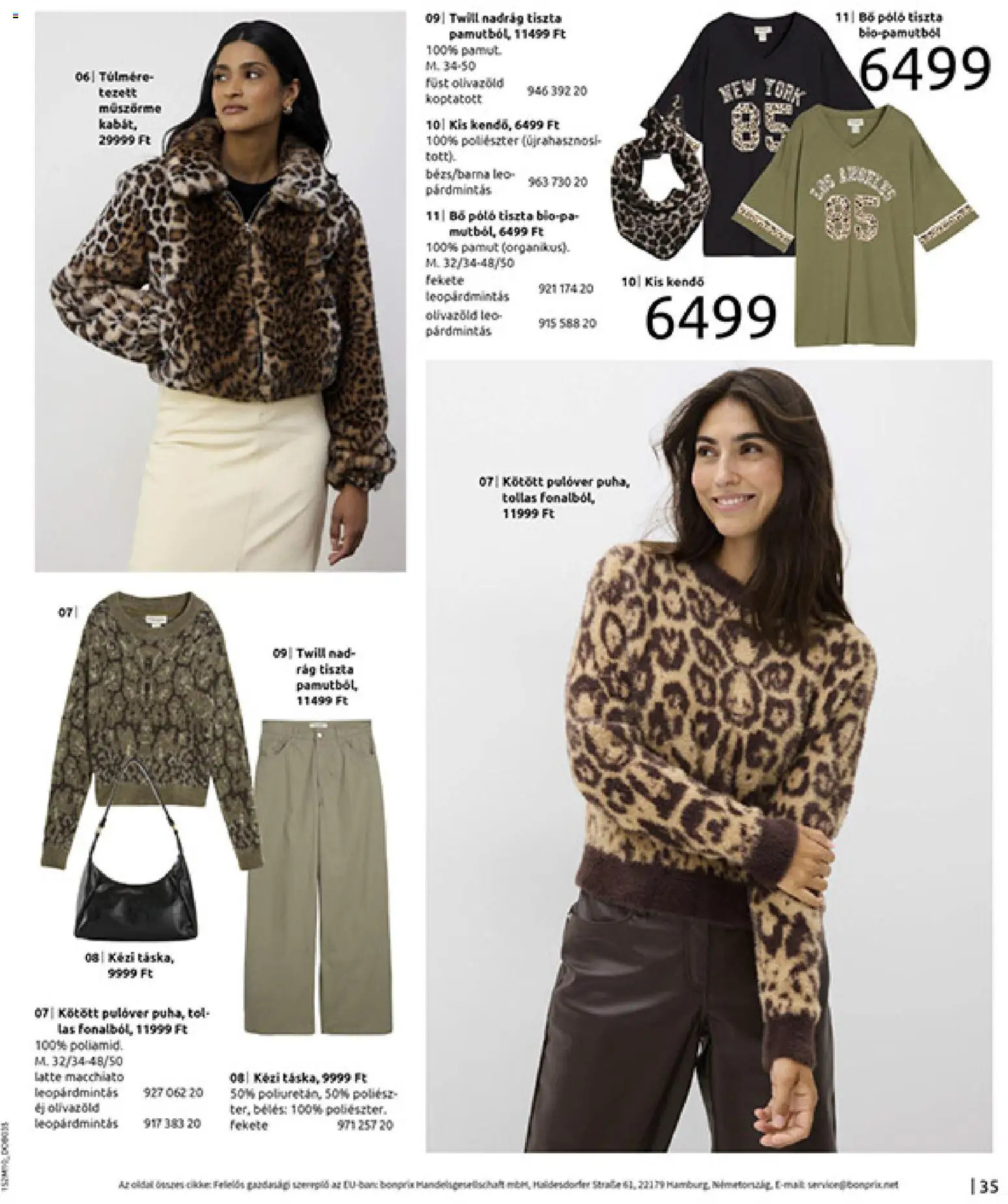 Bonprix akciós ujság - amely érvényes a következő dátumtól: 24.11.2025 | Oldal: 37 | Termékek: Pulóver, Nadrág