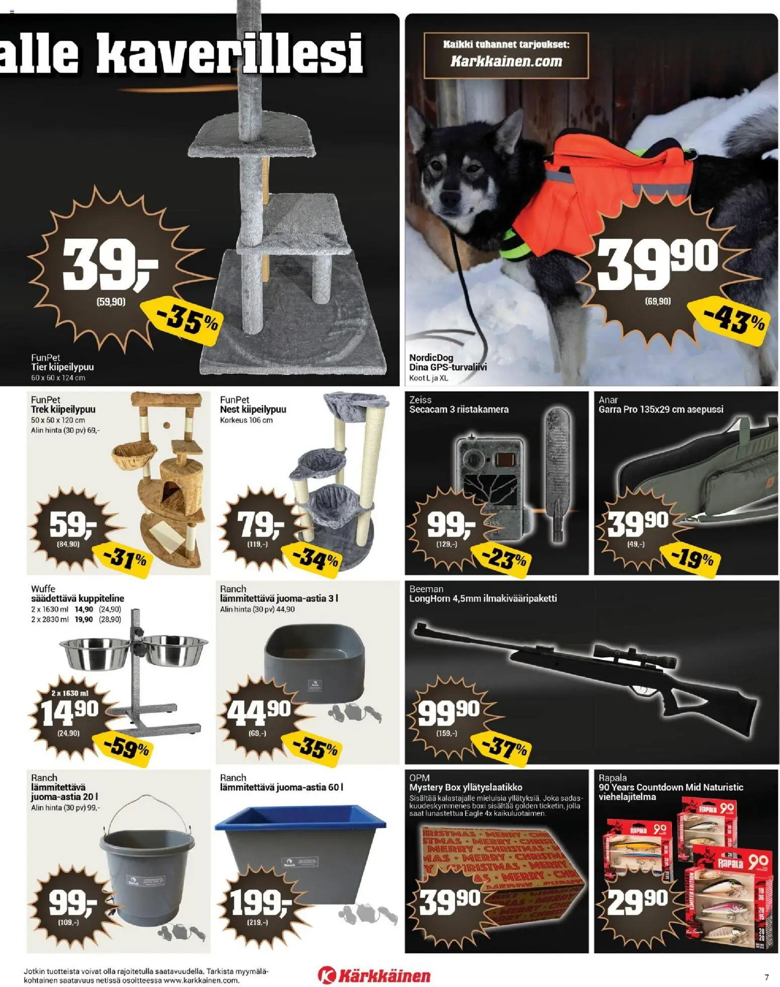 Kärkkäinen - Black Friday – voimassa 19.11.2025 alkaen | Sivu: 7