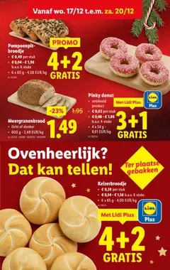 Lidl Folder week 51 - Voorbeeld van een folder van Lidl, geldig van 17.12.2025 | Pagina: 15 | Producten: Broodje, Kan