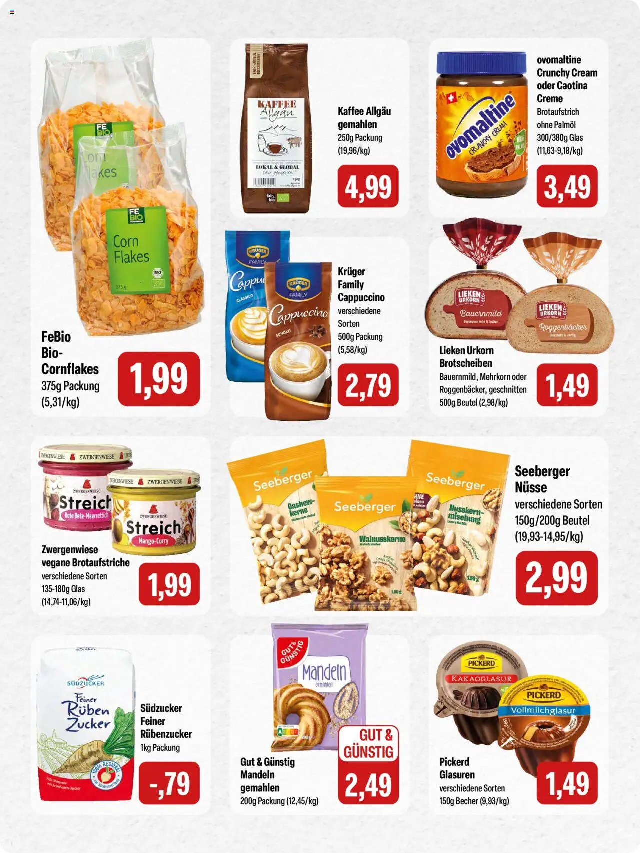 Feneberg Angebote – gültig ab 16.10.2025 | Seite: 11 | Produkte: Kaffee, Mandeln, Creme, Nüsse