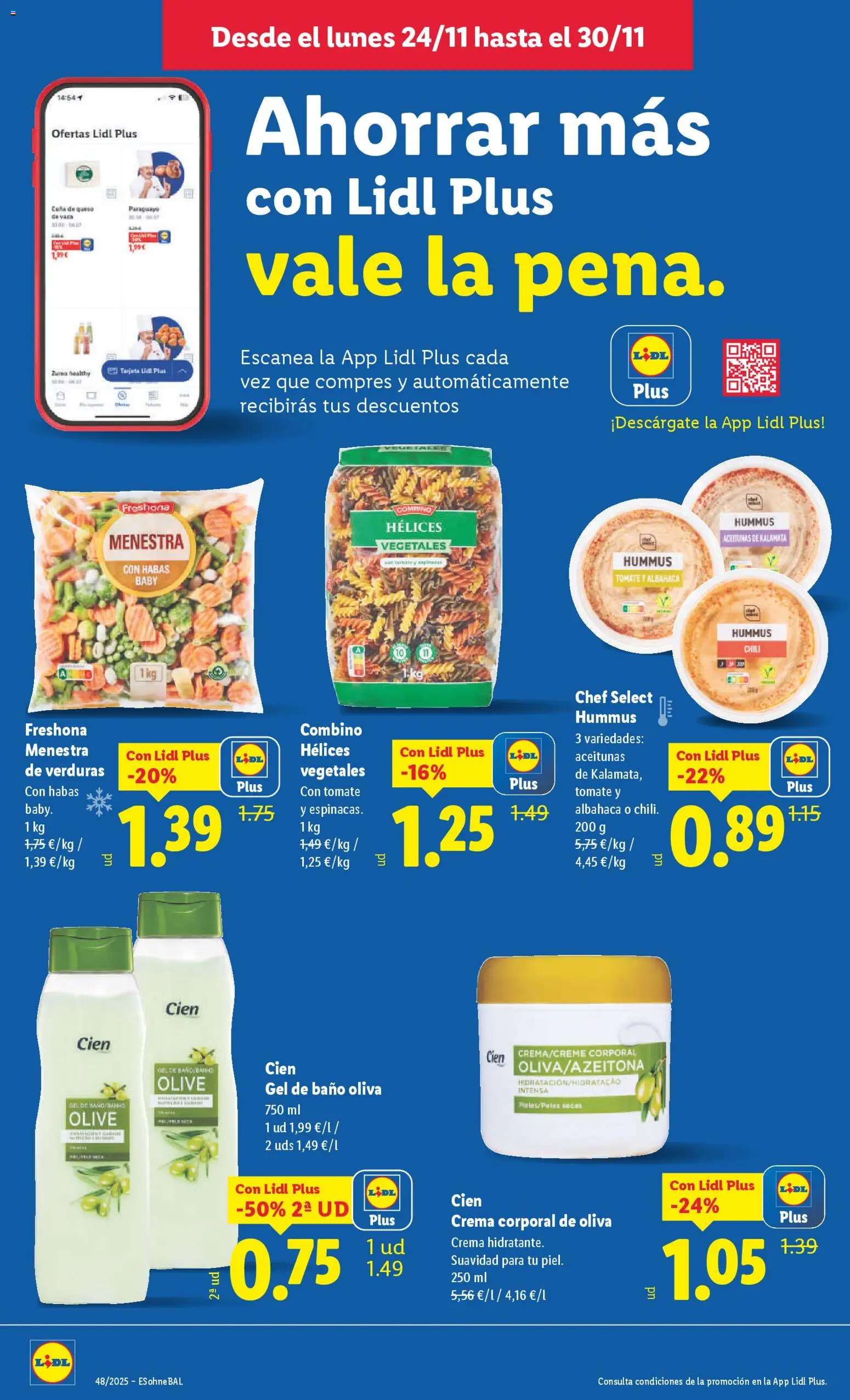 Lidl folleto │ válido desde el 24.11.2025 | Página: 12 | Productos: Gel de baño, Queso, Crema, Baño