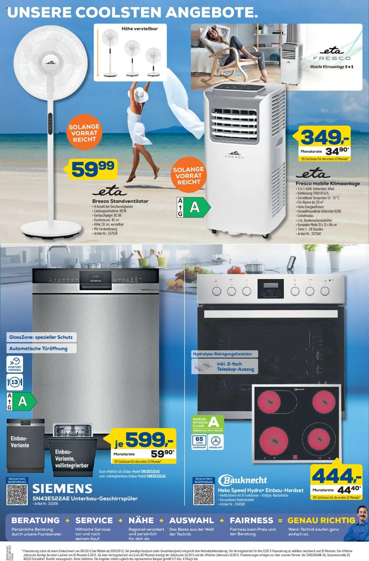 Euronics  Prospekt Berlet - gültig ab dem 17.07.2025 | Seite: 6 | Produkte: Siemens, Klimaanlage