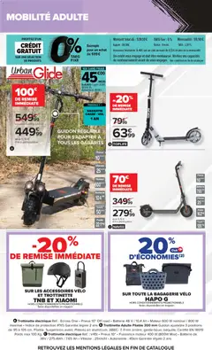 Carrefour - Prévisualisation de Carrefour L'univers du sport et des loisirs valide à partir de 07.04.2026 | Page: 10 | Produits: Vélo, Plateau, Poids, Trottinette électrique