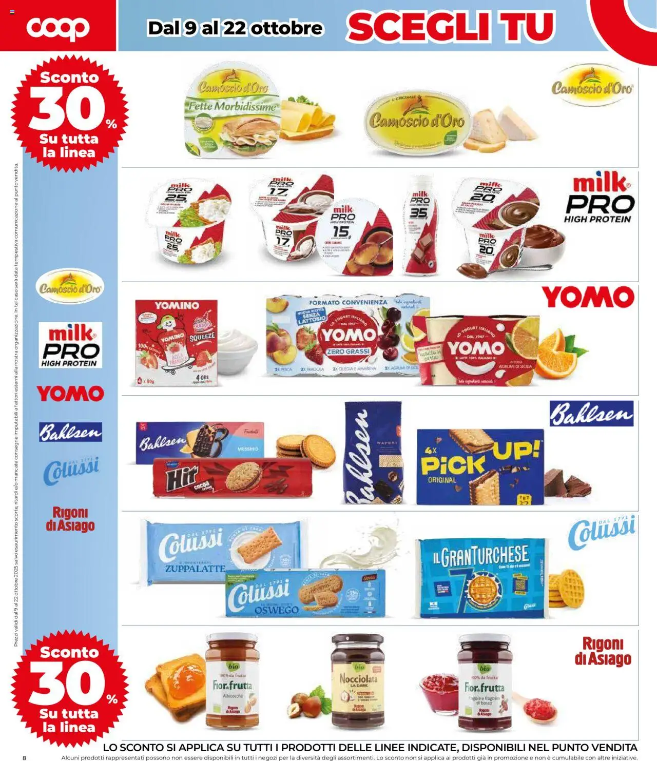 Volantino COOP del 09.10.2025 | Pagina: 8 | Prodotti: Fragole, Frutta, Pesca, Amarena
