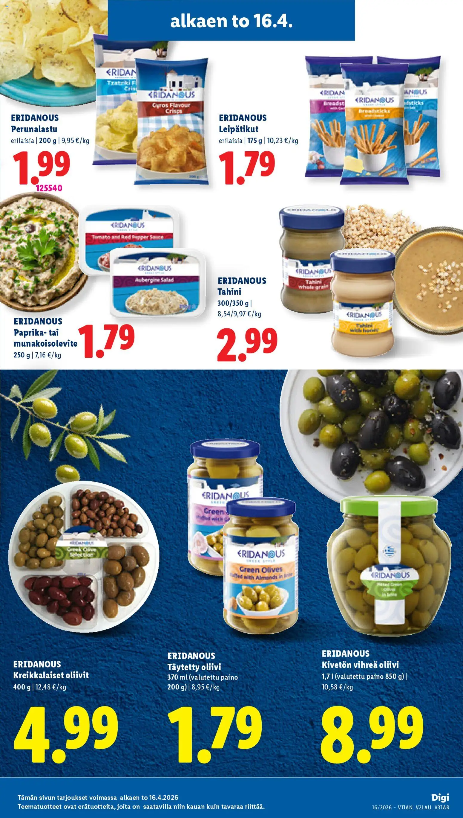 Lidl tarjoukset - Helsinki – voimassa 16.04.2026 alkaen | Sivu: 12 | Tuotteet: Paprika