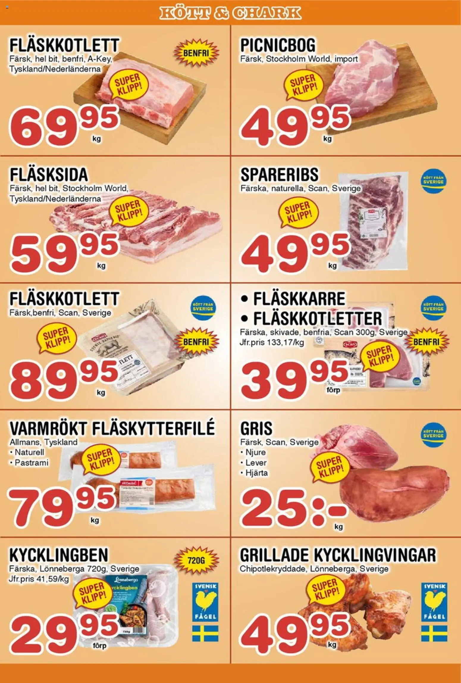 Nya Pulsen reklamblad aktuell från 03.11.2025 | Sida: 4 | Produkter: Fläskytterfilé