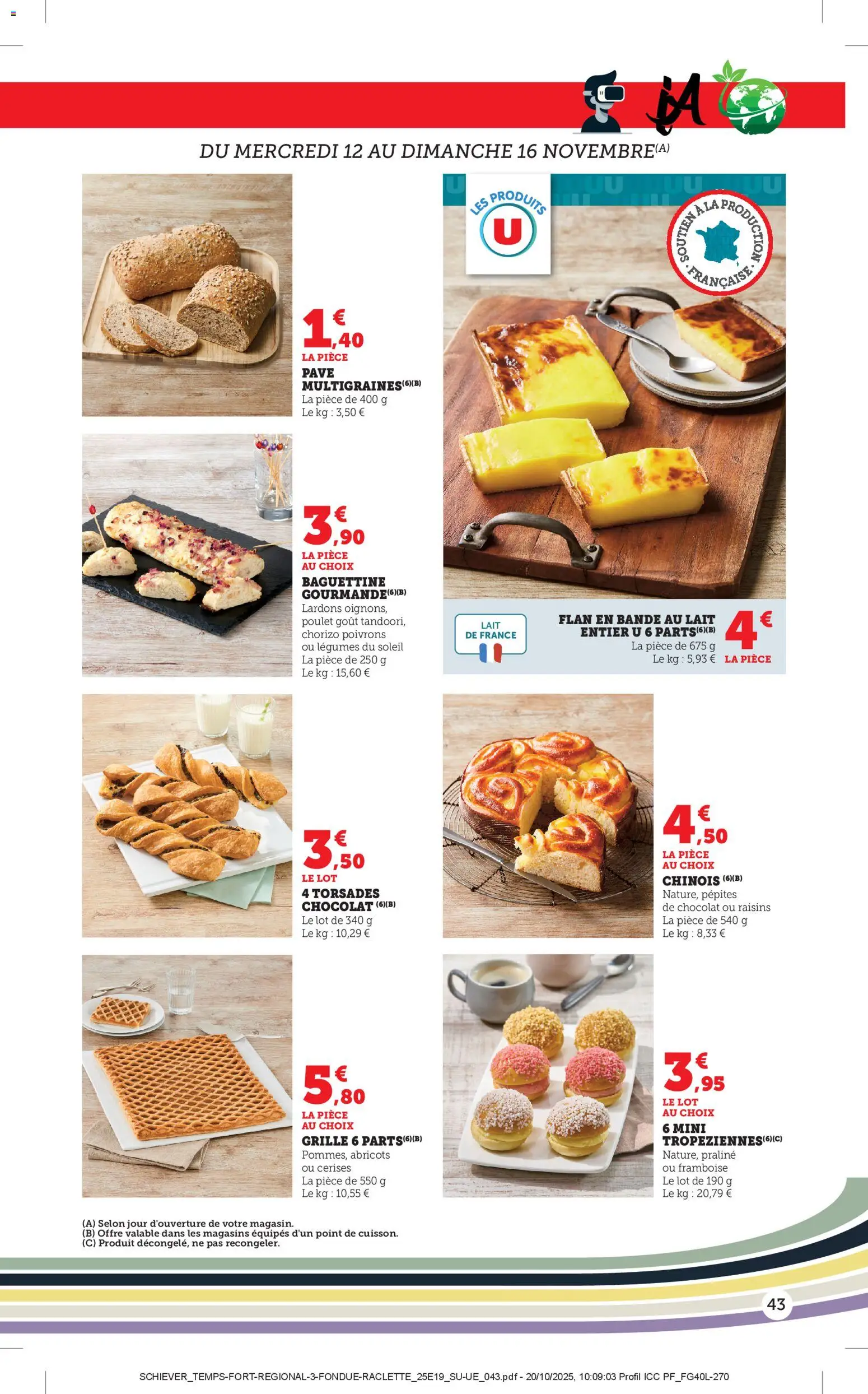 {H1} | Page: 43 | Produits: Chorizo, Framboise, Lardons, Abricots