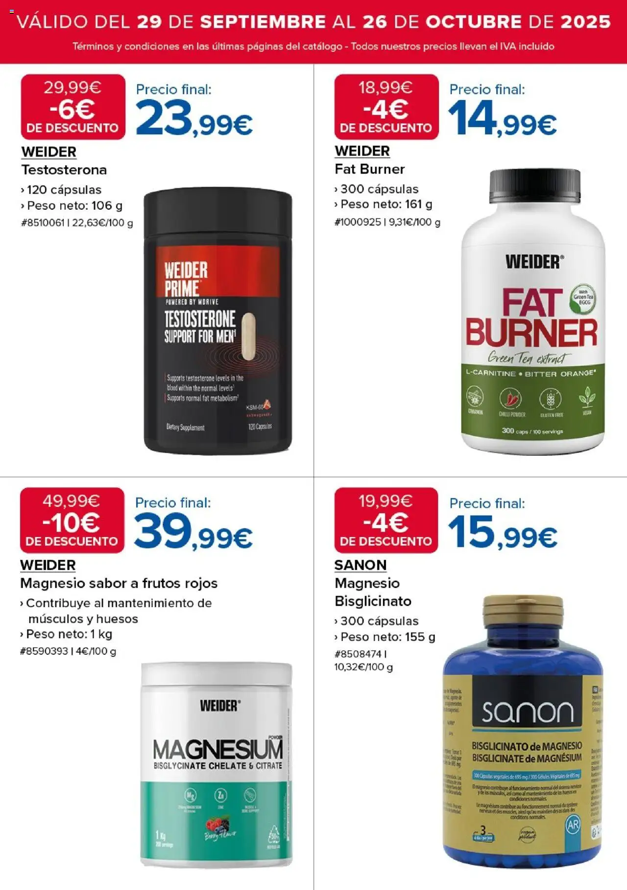Costco catálogo │ válido desde el 29.09.2025 | Página: 20 | Productos: Peso