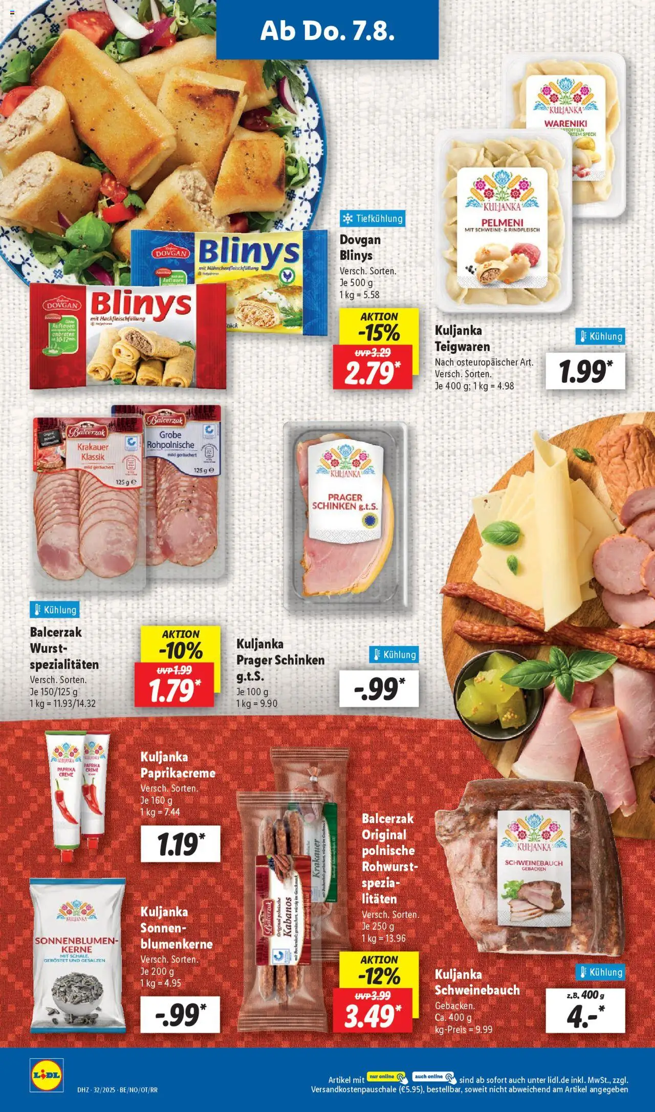 Lidl Prospekt Rahden - gültig ab dem 04.08.2025 | Seite: 44 | Produkte: Creme, Paprika, Schinken, Rindfleisch