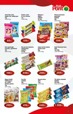 Reál akciós ujság - amely érvényes a következő dátumtól: 21.05.2025 | Oldal: 5 | Termékek: Protein bar, Chips, Keksz, Cukor
