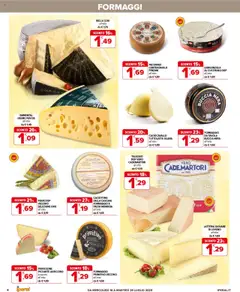 Volantino Iperal del 16.07.2025 | Pagina: 4 | Prodotti: Provolone, Formaggio, Pasta, Gorgonzola