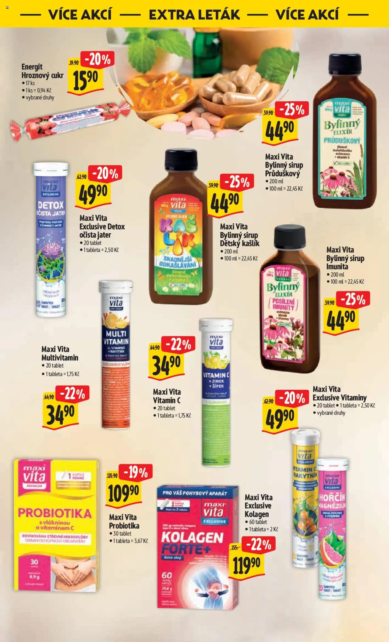 Albert leták - Hypermarket od 27.08.2025 | Strana: 43 | Produkty: Kapsle, Probiotika, Tablet, Sirup
