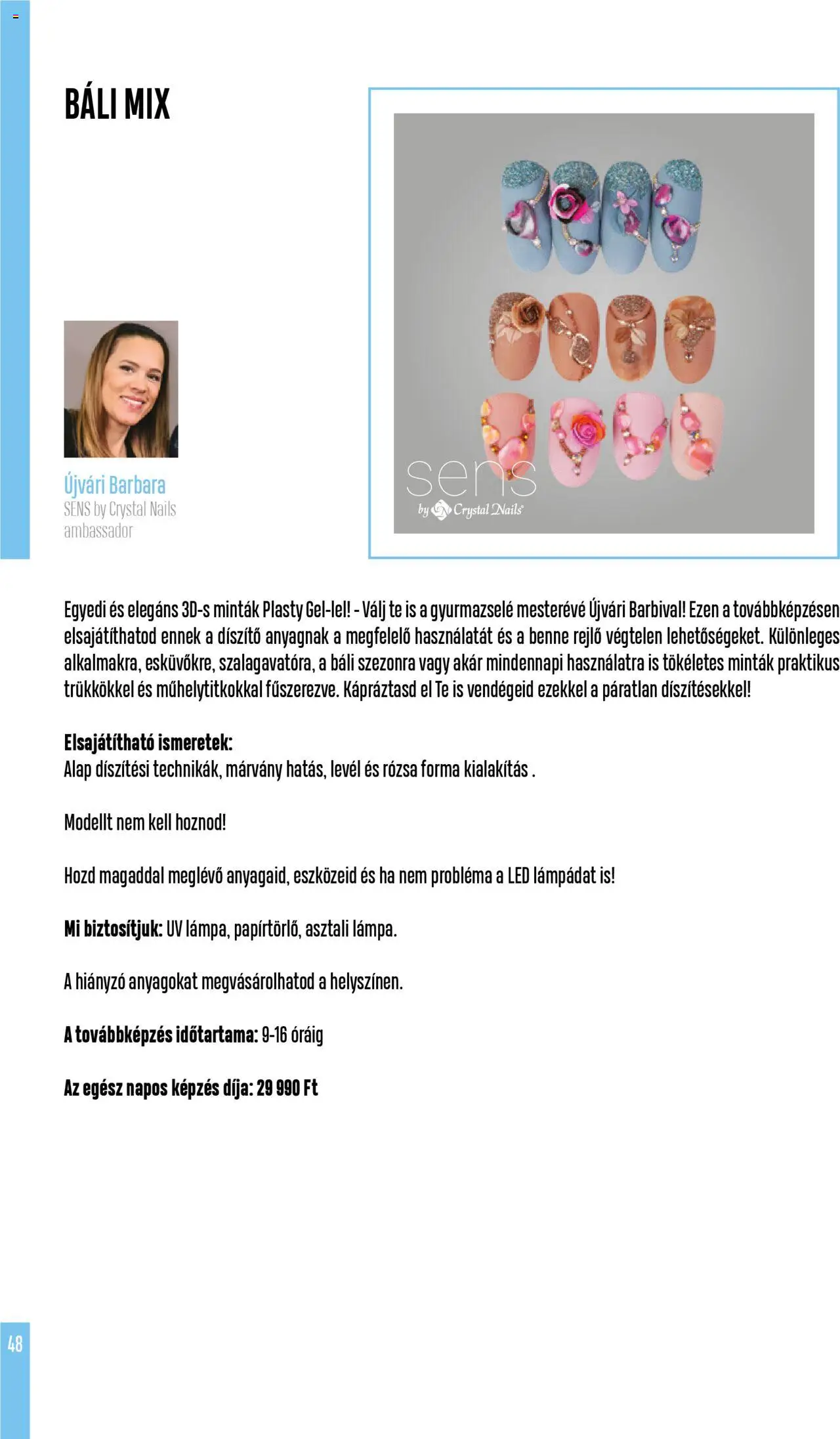 Crystal Nails akciós ujság - amely érvényes a következő dátumtól: 01.06.2025 | Oldal: 48