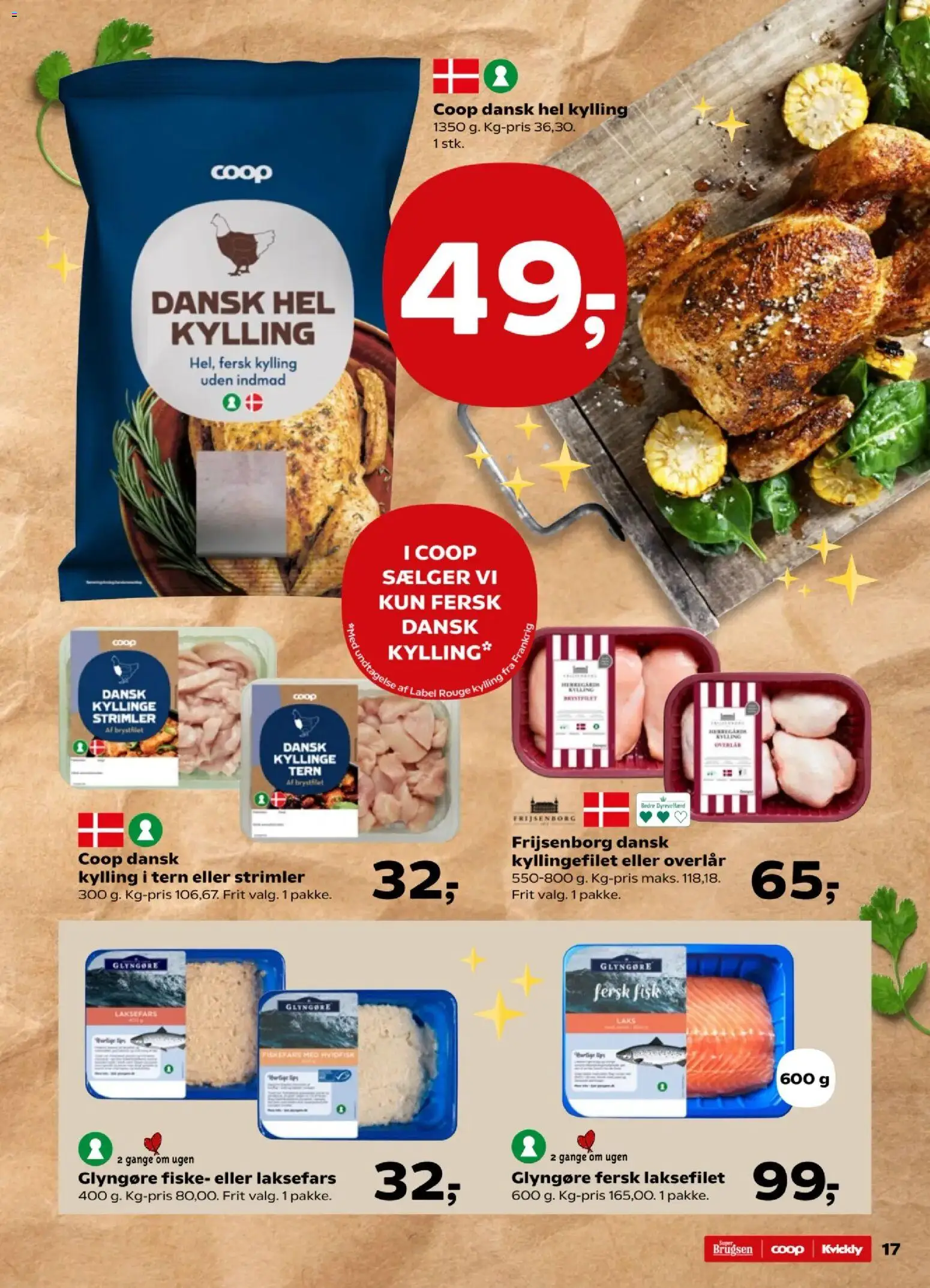 Kvickly tilbudsavis – gyldig fra 31.10.2025 | Side: 17 | Produkter: Fisk