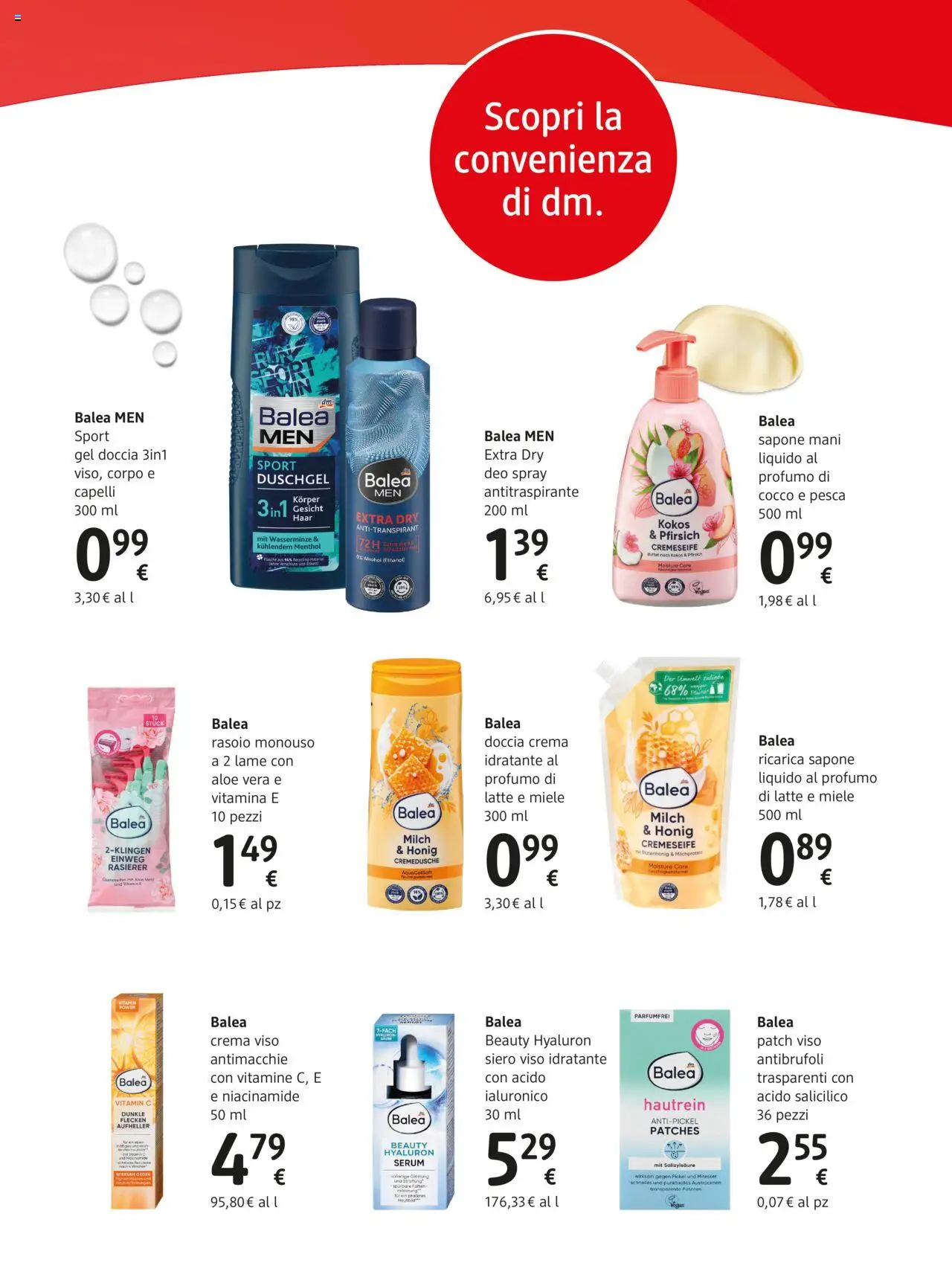 Volantino dm drogerie markt del 16.10.2025 | Pagina: 4 | Prodotti: Crema viso, Latte, Cocco, Profumo