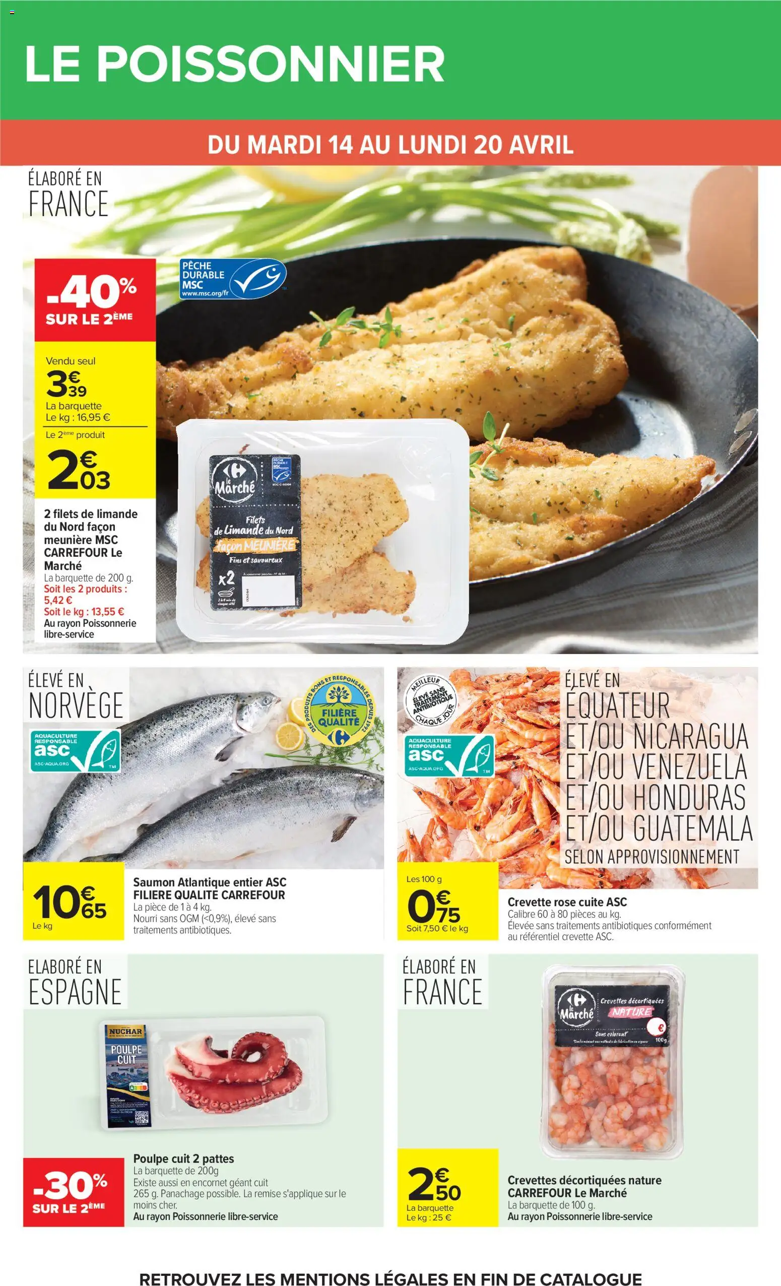 {H1} | Page: 21 | Produits: Pêche, Poissonnerie, Saumon atlantique entier asc, Saumon